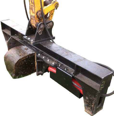 log splitter for mini excavator|log splitter attachment for excavator.